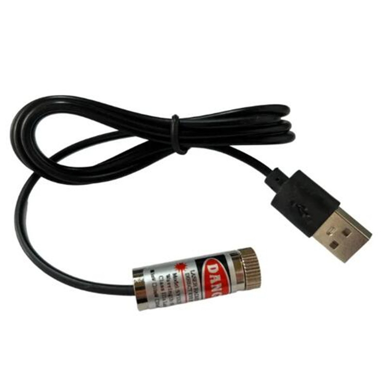 Industrial Laser Line Generator - USB 커넥터 레이저 모듈 12mm 5mw