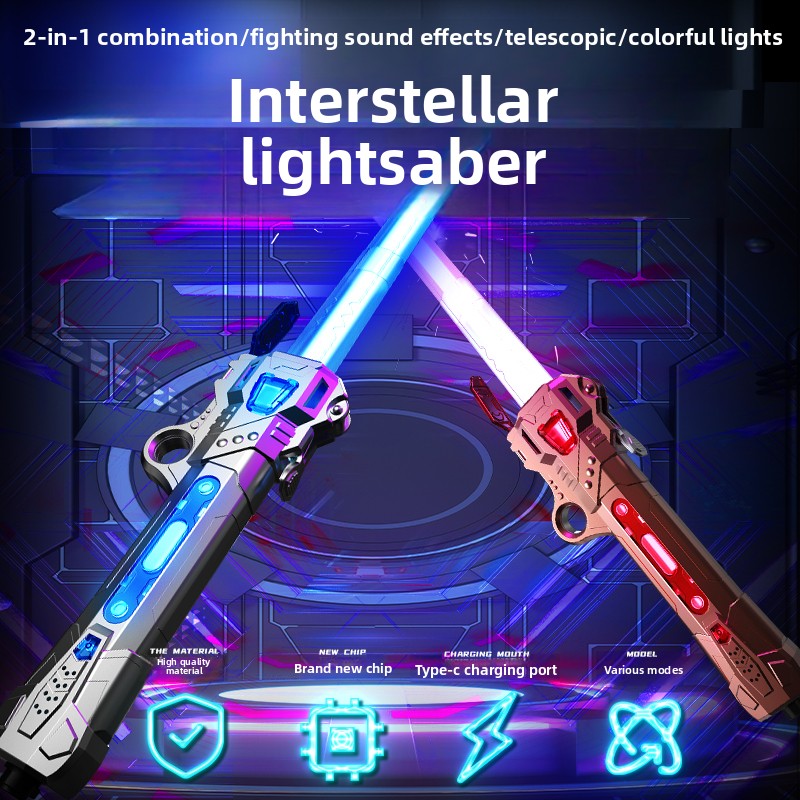 어린이 다채로운 빛나는 칼 장난감 텔레스코픽 음악 레이 - Industrial Laser Line 리뷰 및 가격